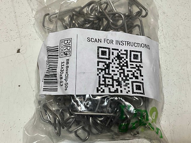 Birdblocker 756007 boxclips zak a 50 stuks (2500x) - afbeelding 5 van  6