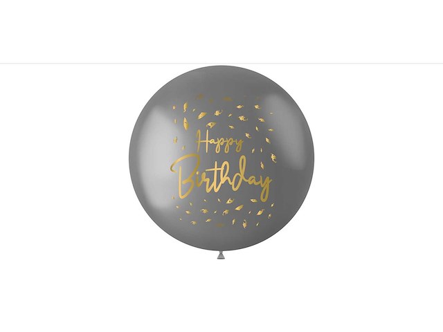 Birthday ballon golden dawn xl (160x) - afbeelding 4 van  4