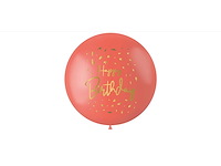 Birthday ballon golden dusk xl (160x) - afbeelding 4 van  4