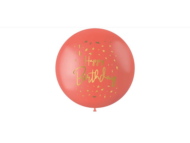 Birthday ballon golden dusk xl (400x) - afbeelding 4 van  4