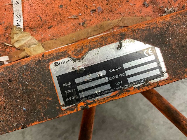 Bishamon, hydraulische heftafel - afbeelding 5 van  10