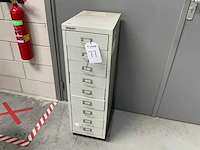 Bisley ladenkast gevuld met stansvormen / wwr zerspanungstechnik - afbeelding 1 van  10