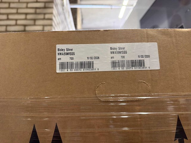 Bisley nwa59m1sss ladeblok zilver – metalen bureaukast – nieuw in doos (12x) - afbeelding 3 van  3