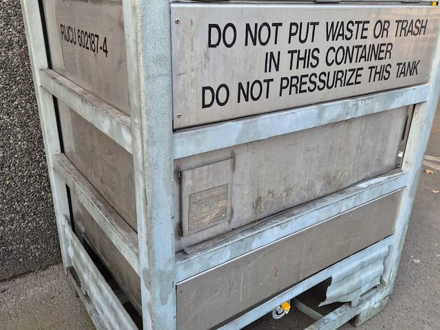 Bison opslagtank 1000l rvs - afbeelding 3 van  8