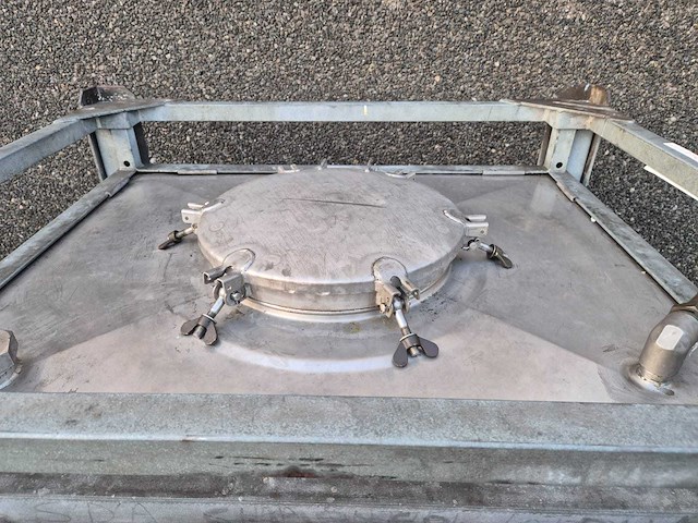 Bison opslagtank 1000l rvs - afbeelding 4 van  8