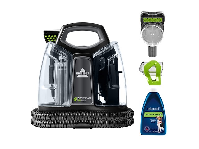Bissell b37241 spotclean reiniger huisdier plus 330w zwart groen - afbeelding 1 van  6