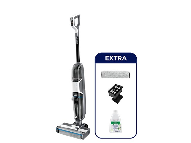 Bissell crosswave hf3 cordless stofzuiger zwart/wit - afbeelding 1 van  3