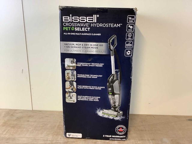Bissell crosswave hydrosteam pet select steelstofzuiger - afbeelding 2 van  6