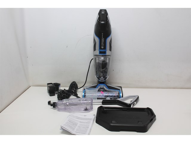 Bissell crosswave pet pro 3-in-1 vloerreiniger zwart, blauw, zilver - afbeelding 3 van  4