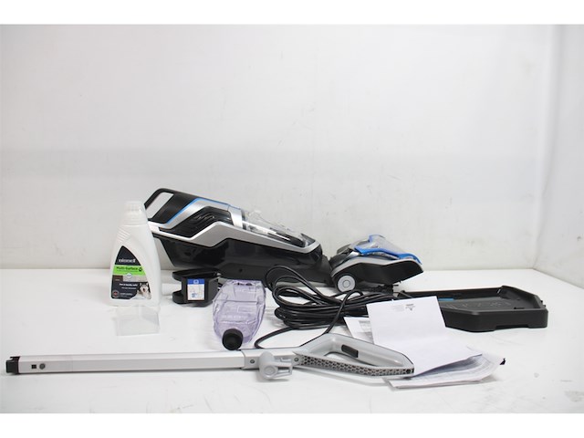 Bissell crosswave pet pro 3in1 vloerreiniger zwart blauw zilver - afbeelding 4 van  5