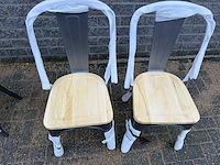 Bistro ongebruikt - 4 stuks - restaurantstoel - afbeelding 2 van  4