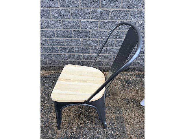 Bistro ongebruikt - 4 stuks - restaurantstoel - afbeelding 3 van  4