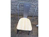 Bistro ongebruikt - 4 stuks - restaurantstoel - afbeelding 3 van  4