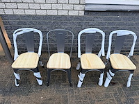 Bistro ongebruikt - 4 stuks - restaurantstoel - afbeelding 1 van  2