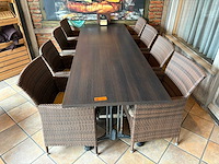 Bistro-set 10-delig - afbeelding 1 van  4