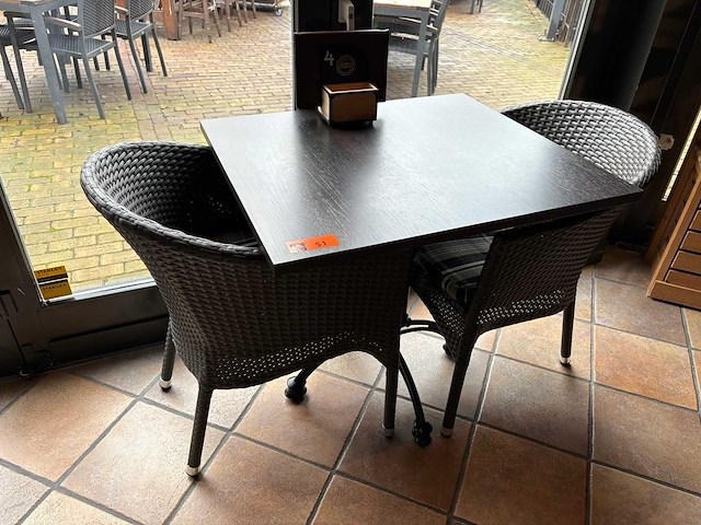 Bistro set 3-delig - afbeelding 1 van  4