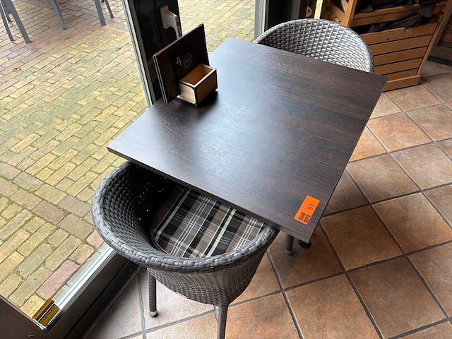 Bistro set 3-delig - afbeelding 2 van  4