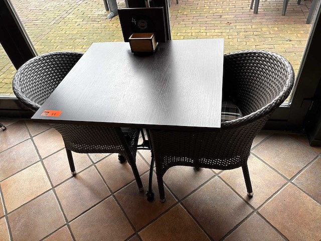 Bistro set 3-delig - afbeelding 4 van  4