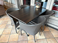 Bistro-set 5-delig - afbeelding 3 van  4