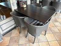 Bistro-set 5-delig - afbeelding 2 van  4