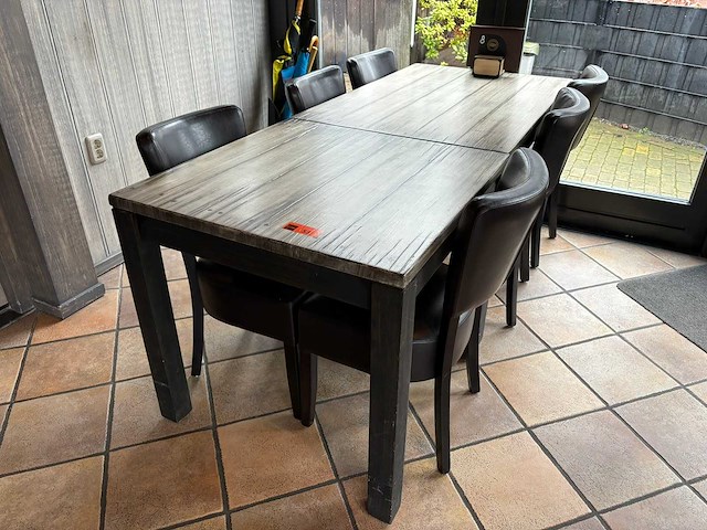 Bistro-set 8-delig - afbeelding 1 van  5