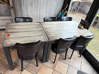 Bistro-set 8-delig - afbeelding 4 van  5