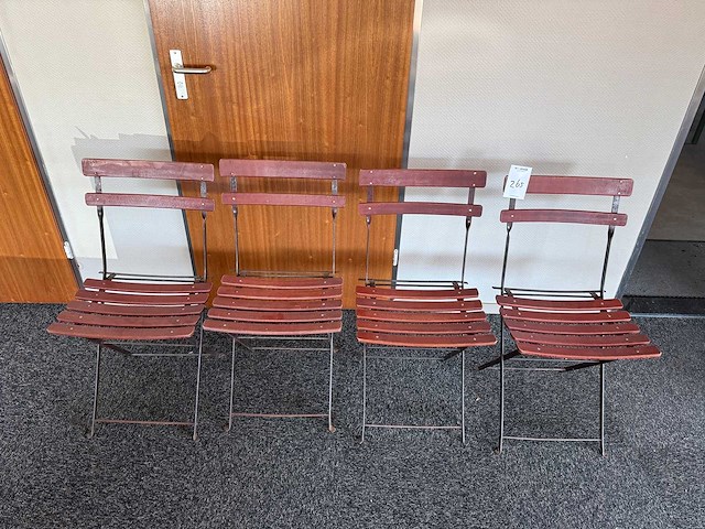 Bistro stoel (4x) - afbeelding 2 van  3
