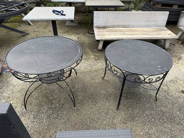 Bistro terrastafels (2x) - afbeelding 1 van  4