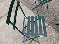 Bistroset, 3 stoelen en 1 tafel, ed, groen - afbeelding 6 van  8
