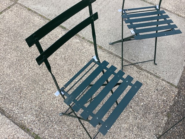 Bistroset, 3 stoelen en 1 tafel, ed, groen - afbeelding 7 van  8