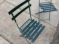 Bistroset, 3 stoelen en 1 tafel, ed, groen - afbeelding 7 van  8