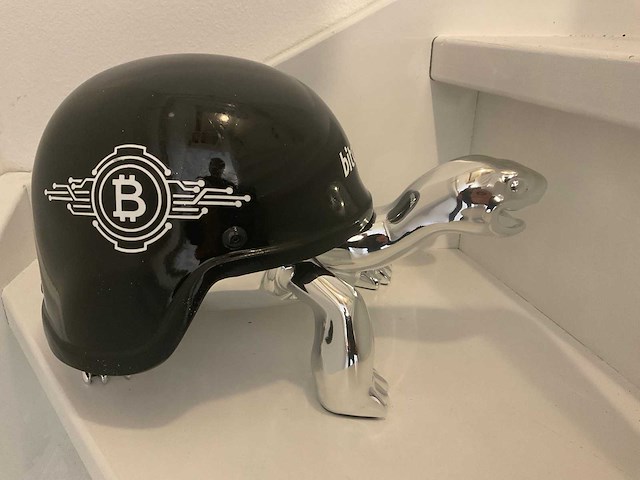 Bitcoin turtle sculptuur - afbeelding 2 van  6