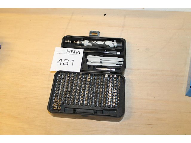 Bitset / schroefset. 160-delig. - afbeelding 1 van  2