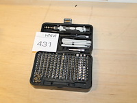 Bitset / schroefset. 160-delig. - afbeelding 1 van  2