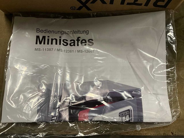Bitux mini safe ms-12667 kluis - afbeelding 3 van  4