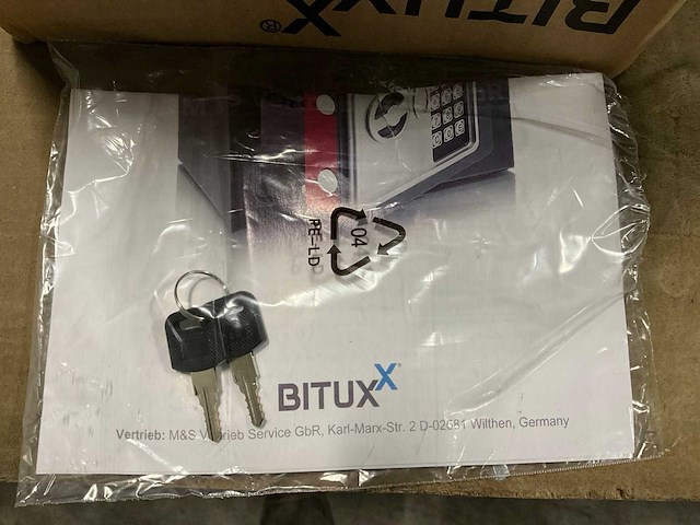 Bitux mini safe ms-12667 kluis - afbeelding 4 van  4