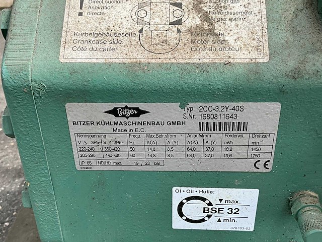 Bitzer 2cc-3.2y-40s zuigercompressor - afbeelding 8 van  9