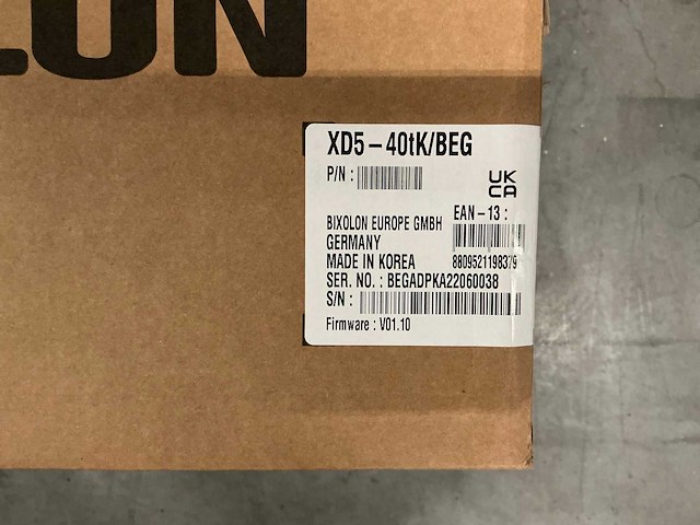 Bixolon xd5-40tk/beg labelprinter - afbeelding 3 van  4