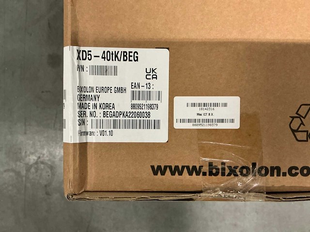 Bixolon xd5-40tk/beg labelprinter - afbeelding 4 van  4