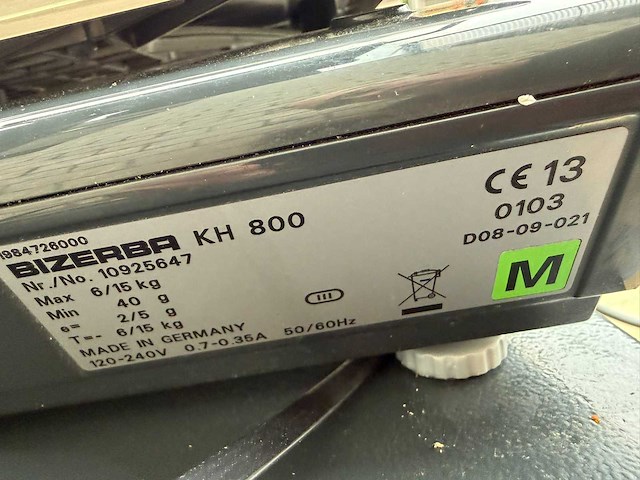 Bizerba - kh800 - weegschaal - afbeelding 6 van  6