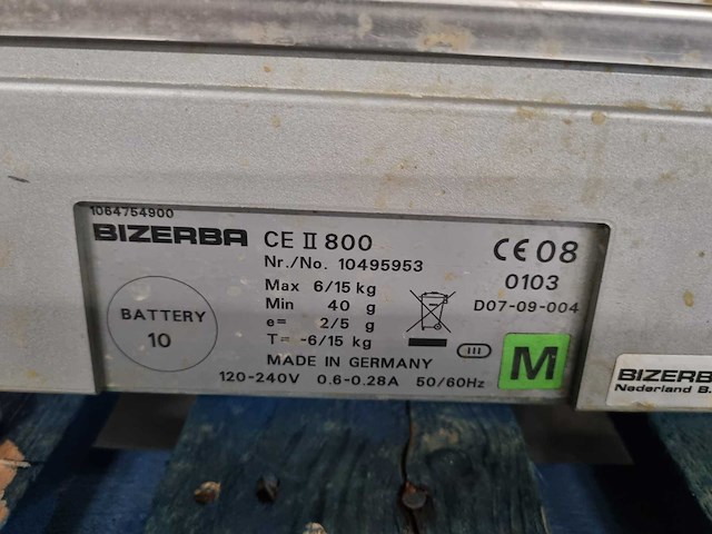 Bizerba - weegschaal (6x) - afbeelding 6 van  7