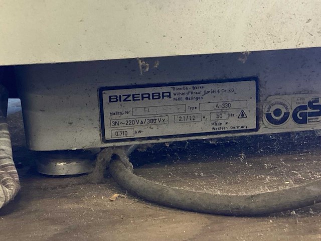Bizerba a330 snijmachine - afbeelding 10 van  10
