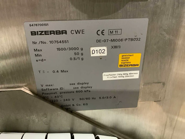 Bizerba cwe checkweigher - afbeelding 6 van  6