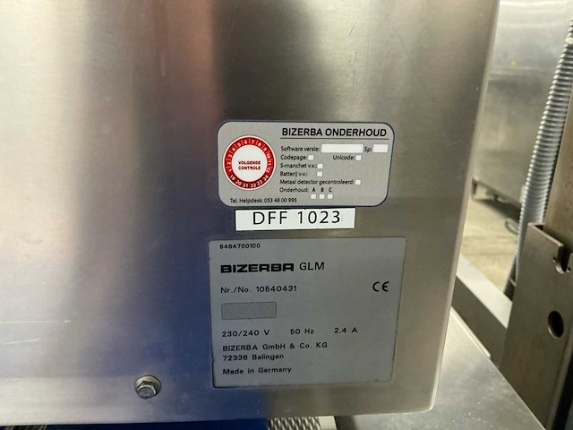Bizerba glm automatische weeg- en etiketteermachine - afbeelding 4 van  20