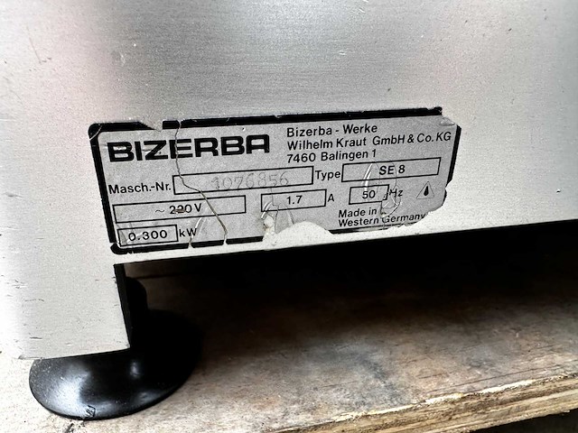 Bizerba se 8 snijmachine - afbeelding 3 van  7