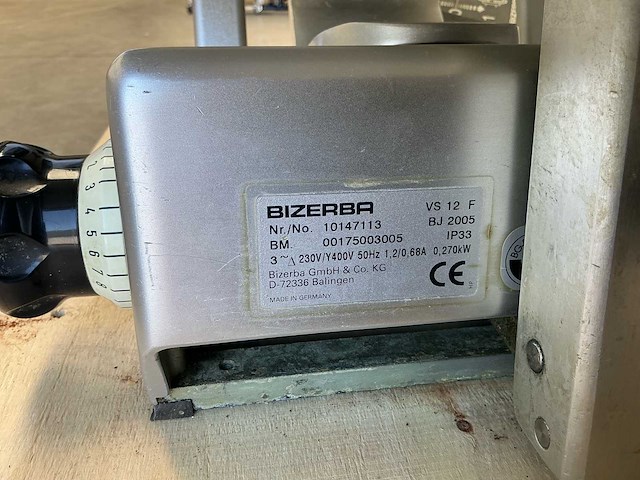 Bizerba vs 12 f verticale vleessnijmachine / vleeswarensnijmachine - afbeelding 5 van  13