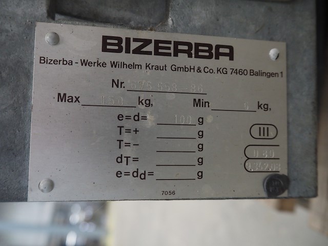 Bizerba - afbeelding 9 van  9