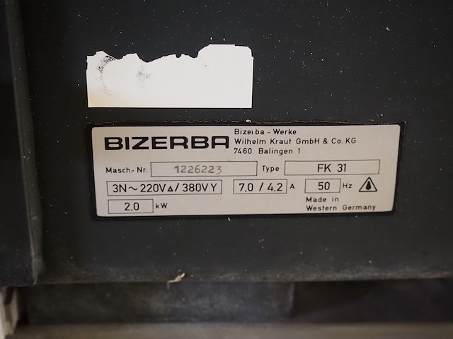 Bizerba - afbeelding 9 van  9