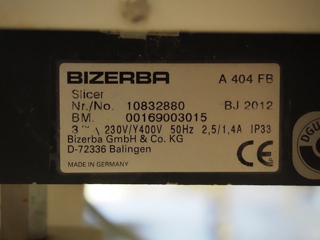 Bizerba - afbeelding 9 van  9