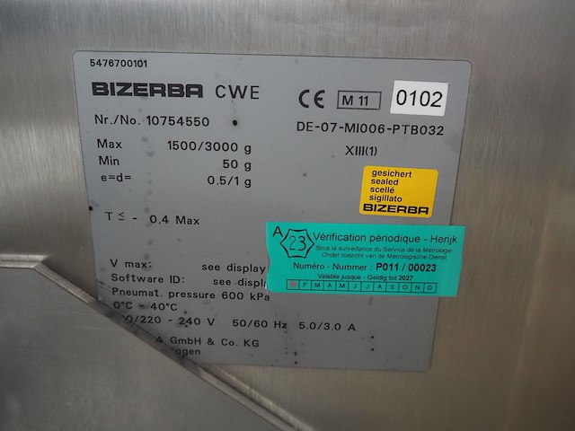 Bizerba - afbeelding 10 van  19